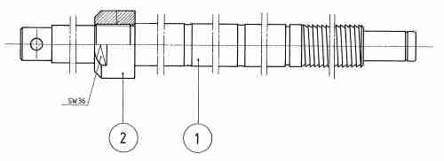 Zugstange komplett Ai 3-1